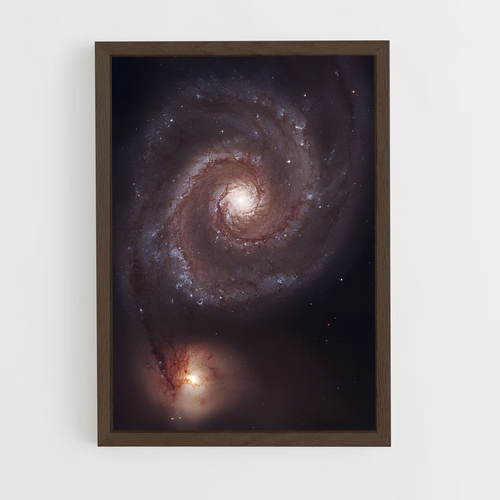 Poster magnifique galaxie du Tourbillon (vue 5)